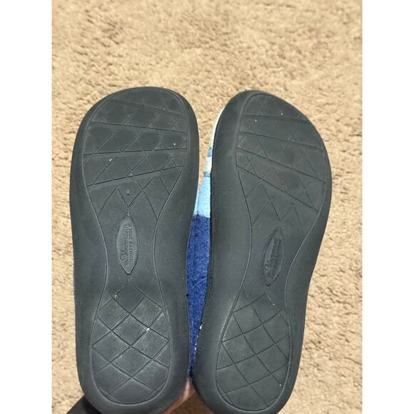 The Vermont Country Store Starry Night Felted Slipper clog womens size 10 - Picture 2 of 7